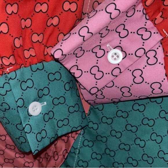 Shein Large Button Down Printed ShirtSize Large) - Picture 7 of 8